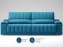 Imagem de Sofá com Porta Copos e Carregador USB Retrátil e Reclinável Murano 2,00m Velosuede Royal - NETSOFAS