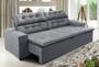 Imagem de Sofá Concept 2,20 metros Retrátil e reclinável com Molas Suede Light -Sofá na Web