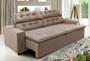 Imagem de Sofá Concept 2,90 metros Retrátil e reclinável com Molas  Suede Light Castor - Sofá na Web