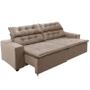 Imagem de Sofá Concept 2,90 metros Retrátil e reclinável com Molas  Suede Light Castor - Sofá na Web