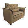 Imagem de Sofá Dandara 2 Lugares Suede Compacto Estofado Confortável Suede Diversas Cores
