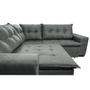 Imagem de Sofa de Canto Retrátil e Reclinável com Molas Cama inBox Oklahoma 2,20m Suede Velusoft Cinza