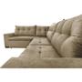 Imagem de Sofa de Canto Retrátil e Reclinável com Molas Cama inBox Oklahoma 3,45X2,41 ou 2,41X3,45 Castor