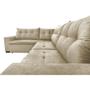 Imagem de Sofa de Canto Retrátil e Reclinável com Molas Cama inBox Oklahoma 3,65X2,51 ou 2,51X3,65 Bege