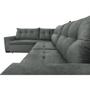 Imagem de Sofa de Canto Retrátil e Reclinável com Molas Cama inBox Oklahoma 3,85X2,61 ou 2,61X3,85 Cinza