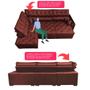 Imagem de Sofá de Canto Retrátil e Reclinável com Molas Cama inBox Platinum Esquerdo 3,00x2,36 Suede Vinho