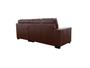 Imagem de Sofá de Couro Canto Marrocos 2 lugares com Chaise Direita Conhaque com Brilho - Mempra Design
