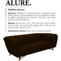 Imagem de Sofa Decorativo 2 Lugares 178 cm Alure Corano TCS 721 Moll