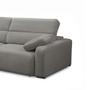 Imagem de Sofá Decorativo Sala de Estar Ibiza 3 Lugares 240cm Reclinável e Retrátil Bouclê Cinza G89 - Gran Belo