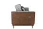 Imagem de Sofa Esther Marrom c Linho Claro Compose sofa cama 3 lugares