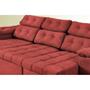 Imagem de Sofa Itália 2,60 Mts Retrátil e Reclinavel Tecido Suede Vermelho - WS EStofados