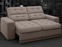 Imagem de Sofá Jobim 1,70m Assento Retrátil e Reclinável Velosuede Marrom - NETSOFAS