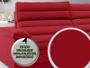 Imagem de Sofá Lincoln Assento Retrátil e Reclinável Velosuede Vermelho - NETSOFAS