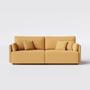 Imagem de Sofá Living Barcelona 2,20m em Bouclé Sheep Gold Mostarda - Home Mobily