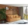 Imagem de Sofá Living Barcelona 2,20m em Bouclé Sheep Gold Mostarda - Home Mobily