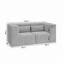 Imagem de Sofá Modular 02 Módulos de Canto Easybox Cabecasa Madeiramadeira