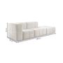 Imagem de Sofá Modular 3 Lugares Bouclé