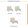 Imagem de Sofá Modular 3 Lugares com Chaise 255cm Calla Cabecasa Madeiramadeira