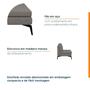 Imagem de Sofá Modular 3 Lugares com Chaise 255cm Calla Cabecasa Madeiramadeira