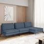 Imagem de Sofá Modular 3 Lugares com Chaise 255cm Calla Cabecasa Madeiramadeira