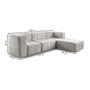 Imagem de Sofá Modular 3 Lugares + Puff Bouclé