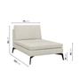 Imagem de Sofá Modular 4 Lugares com Chaise 300cm Calla Cabecasa Madeiramadeira