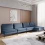Imagem de Sofá Modular 4 Lugares com Chaise 340cm Calla Cabecasa Madeiramadeira