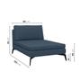 Imagem de Sofá Modular 4 Lugares com Chaise 340cm Calla Cabecasa Madeiramadeira