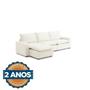 Imagem de Sofá Modular Hug 5 Lugares 295cm com 1 Puff em Linho CabeCasa MadeiraMadeira