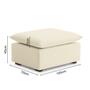 Imagem de Sofá Modular Hug 8 Lugares 460cm com 2 Puffs em Linho Cabecasa Madeiramadeira