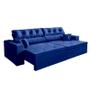 Imagem de Sofá New Austin 2,02 m Retrátil Reclinável com Molas  Azul-Sofá na Web