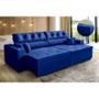 Imagem de Sofá New Austin 2,02 m Retrátil Reclinável com Molas  Azul-Sofá na Web