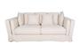 Imagem de Sofa Off White 220cm Luxo Alto Padrão Acompanha Almofadas
