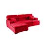 Imagem de Sofá Orlando 2.80x2.10m com Chaise, Retrátil e Reclinável