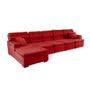 Imagem de Sofá Orlando 4.20x2.10m com Chaise, Retrátil e Reclinável