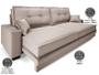 Imagem de Sofá Palermo 2,40m Retrátil e Reclinável Velosuede Bege - NETSOFAS