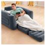 Imagem de Sofá Poltrona Cama Colchão 100Kg Intex + Bomba De Ar Manual