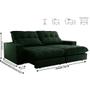 Imagem de Sofa Retrátil Dublin 2,50m Mola Ensacada 04 Lugares Txr