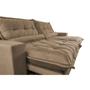 Imagem de Sofa Retrátil e Reclinável 2,12m com Molas Ensacadas Cama inBox Soft Tecido Suede Castor 