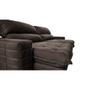 Imagem de Sofá Retrátil e Reclinável 2,15m Molas Ensacadas Cama inBox Elegance com ThermoGel Velusoft Café