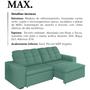 Imagem de Sofa Retratil E Reclinavel 230 cm Max Veludo SL 946 Moll