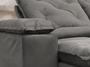 Imagem de Sofá Retrátil e Reclinável 2,70m em Tecido Veludão C/Pillow nos Braços Athenas