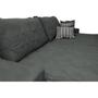 Imagem de Sofá Retrátil e Reclinável 2,72m com Molas Ensacadas Cama Inbox Supreme Tecido Suede Cinza