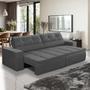 Sofá Retrátil e Reclinável 3 lugares 1,90m com Molas Stella Suede Cinza Adonai Estofados Imagem de Sofá Retrátil e Reclinável 3 lugares 1,90m com Molas Stella Suede Cinza Adonai Estofados