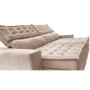 Imagem de Sofá Retrátil e Reclinável 3,15m Cama inBox Big Puffer com SoftGelD40 Velupluma Bege