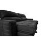 Imagem de Sofá Retrátil e Reclinável 3,15m Molas Ensacadas Cama inBox Elegance com ThermoGel Velusoft Preto