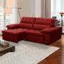 Imagem de Sofa Retratil Reclinavel 2 Lugares 2,10m Crystal Veludo Bordô LansofBR