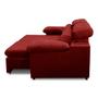 Imagem de Sofa Retratil Reclinavel 2 Lugares 2,20m Crystal Veludo Bordô LansofBR