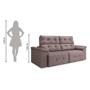 Sofá Retrátil Reclinável 3 Lugares Marrocos Machiatto Suede Bege - Ortobello Imagem de Sofá Retrátil Reclinável 3 Lugares Marrocos Machiatto Suede Bege