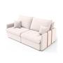 Imagem de Sofá Retrátil Sem Caixa 3 lugares Solomons Linho Cru 180 cm